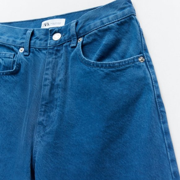 Wide Leg Vintage 70's Denim Jeans - Picture 4 of 5